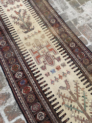 Vintage Soumak kilim runner - Nomad Hues