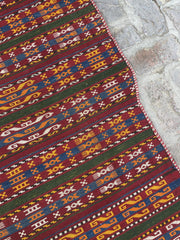 Vintage Uzbek Gajari Kilim - Authentic Handmade Rug - Nomad Hues