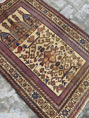 Vintgae Afghan Hand knotted Wool Rug - Nomad Hues