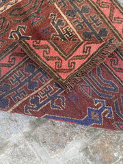 Vintgae Hand knotted Belouch Rug - Nomad Hues