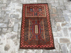 Vintgae Hand knotted Belouch Rug - Nomad Hues