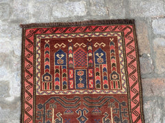 Vintgae Hand knotted Belouch Rug - Nomad Hues