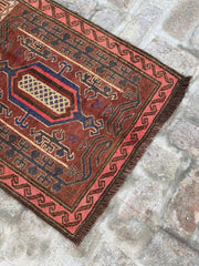 Vintgae Hand knotted Belouch Rug - Nomad Hues