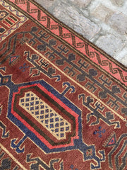 Vintgae Hand knotted Belouch Rug - Nomad Hues