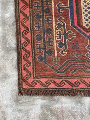 Vintgae Hand knotted Belouch Rug - Nomad Hues